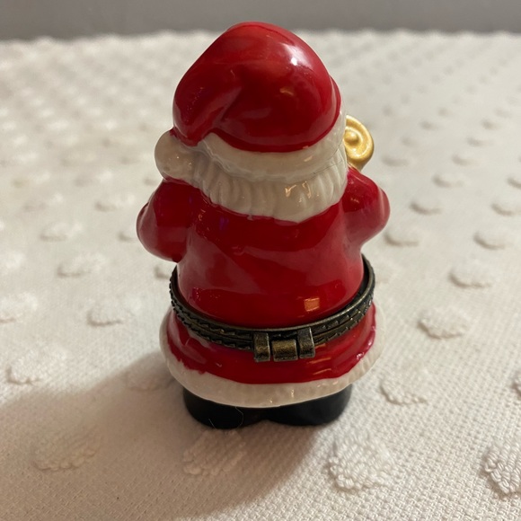 Santa Claus porcelain trinket box - Picture 3 of 7
